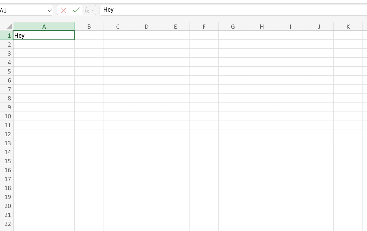 Excel Adding Data example
